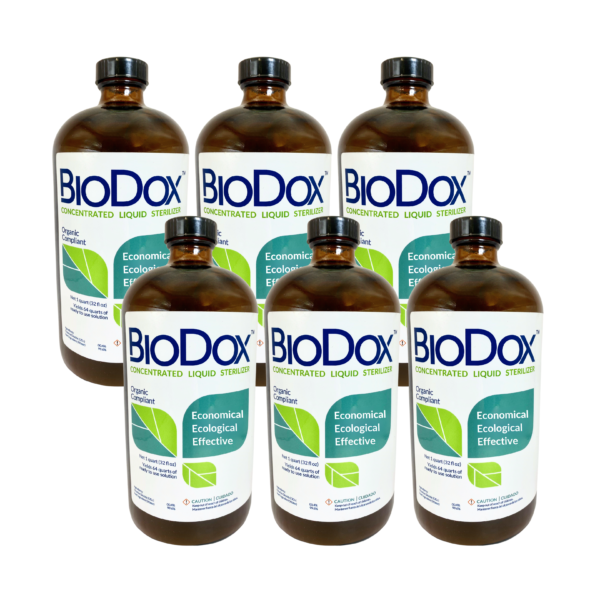 BioDox Case of 6 Quarts - Concentrated Sterilizer for Biofilm Destruction | Shop Now